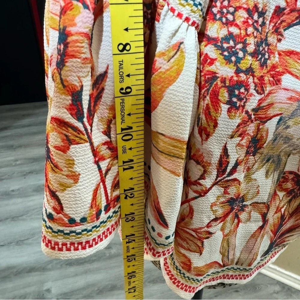 Jealous‎ Tomato Multicolor Floral Blouse